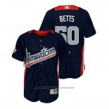 Maglia Baseball Bambino All Star Mookie Betts 2018 Home Run Derby American League Blu