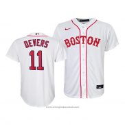 Maglia Baseball Bambino Boston Red Sox Rafael Devers Replica 2021 Bianco