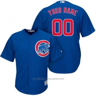 Maglia Baseball Bambino Chicago Cubs Personalizzate Blu