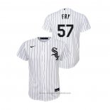 Maglia Baseball Bambino Chicago White Sox Jace Fry Replica Primera Bianco