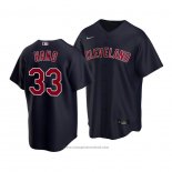 Maglia Baseball Bambino Cleveland Indians Brad Hand Replica Alternato 2020 Blu