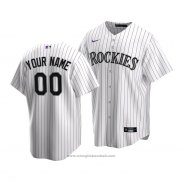 Maglia Baseball Bambino Colorado Rockies Personalizzate Replica Primera 2020 Bianco