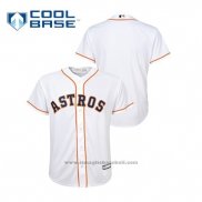 Maglia Baseball Bambino Houston Astros Cool Base Replica Bianco