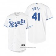 Maglia Baseball Bambino Kansas City Royals Danny Duffy Replica Primera Bianco