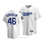 Maglia Baseball Bambino Los Angeles Dodgers Tony Gonsolin 2020 Primera Replica Bianco