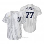 Maglia Baseball Bambino New York Yankees Clint Frazier Cooperstown Collection Primera Bianco