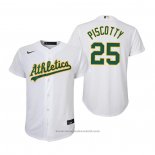 Maglia Baseball Bambino Oakland Athletics Stephen Piscotty Replica Primera Bianco