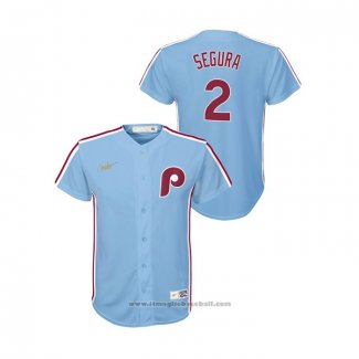 Maglia Baseball Bambino Philadelphia Phillies Jean Segura Cooperstown Collection Road Blu