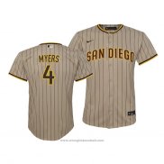 Maglia Baseball Bambino San Diego Padres Wil Myers Replica Cool Base Marrone