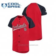 Maglia Baseball Bambino St. Louis Cardinals Personalizzate Stitches Rosso Blu