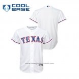 Maglia Baseball Bambino Texas Rangers Cool Base Replica Bianco