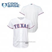 Maglia Baseball Bambino Texas Rangers Cool Base Replica Bianco