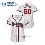 Maglia Baseball Donna Atlanta Braves Dallas Keuchel 2019 Postseason Cool Base Bianco