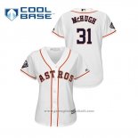 Maglia Baseball Donna Houston Astros Collin Mchugh 2019 World Series Bound Cool Base Bianco