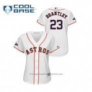 Maglia Baseball Donna Houston Astros Michael Brantley 2019 Postseason Cool Base Bianco