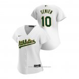 Maglia Baseball Donna Oakland Athletics Marcus Semien 2020 Replica Home Bianco