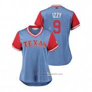 Maglia Baseball Donna Texas Rangers Isiah Kiner Falefa 2018 LLWS Players Weekend Izzy Blu