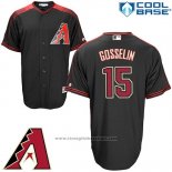 Maglia Baseball Uomo Arizona Diamondbacks 15 Phil Gosselin Nero Cool Base