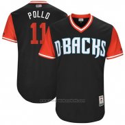 Maglia Baseball Uomo Arizona Diamondbacks 2017 Little League World Series 11 A.J. Pollock Nero