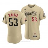 Maglia Baseball Uomo Arizona Diamondbacks Christian Walker 2021 City Connect Autentico Or