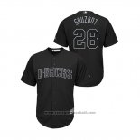 Maglia Baseball Uomo Arizona Diamondbacks Steven Souza Jr. 2019 Players Weekend Souzbot Replica Nero