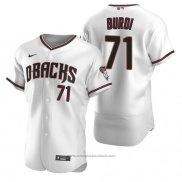 Maglia Baseball Uomo Arizona Diamondbacks Zack Burdi Autentico Home Bianco