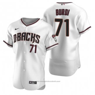 Maglia Baseball Uomo Arizona Diamondbacks Zack Burdi Autentico Home Bianco