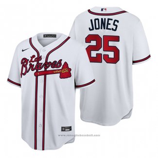 Maglia Baseball Uomo Atlanta Braves Andruw Jones Hispanic Heritage Bianco