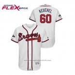 Maglia Baseball Uomo Atlanta Braves Dallas Keuchel 2019 Postseason Flex Base Bianco