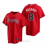 Maglia Baseball Uomo Atlanta Braves Eddie Rosario Replica Alternato Rosso