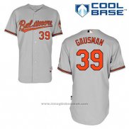 Maglia Baseball Uomo Baltimore Orioles 39 Kevin Gausman Grigio Cool Base