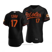 Maglia Baseball Uomo Baltimore Orioles Alex Cobb Autentico Alternato Nero