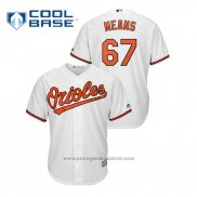 Maglia Baseball Uomo Baltimore Orioles John Means Cool Base Bianco