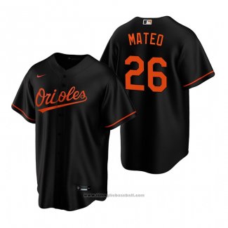 Maglia Baseball Uomo Baltimore Orioles Jorge Mateo Replica Alternato Nero