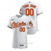 Maglia Baseball Uomo Baltimore Orioles Personalizzate Authentic Bianco