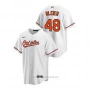 Maglia Baseball Uomo Baltimore Orioles Richard Bleier Primera Replica Bianco