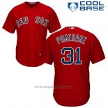 Maglia Baseball Uomo Boston Red Sox 31 Drew Pomeranz Rosso Cool Base