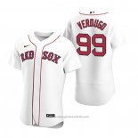 Maglia Baseball Uomo Boston Red Sox Alex Verdugo Autentico 2020 Primera Bianco