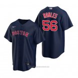 Maglia Baseball Uomo Boston Red Sox Hansel Robles Replica Alternato Blu