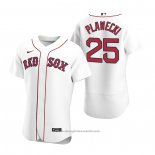 Maglia Baseball Uomo Boston Red Sox Kevin Plawecki Autentico 2020 Primera Bianco