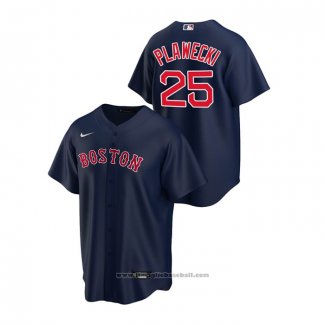 Maglia Baseball Uomo Boston Red Sox Kevin Plawecki Replica Alternato Blu