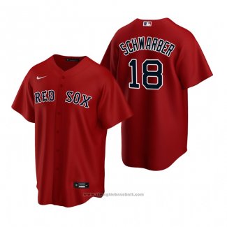 Maglia Baseball Uomo Boston Red Sox Kyle Schwarber Replica Alternato Rosso