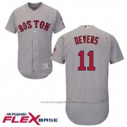 Maglia Baseball Uomo Boston Red Sox Rafael Devers Grigio Flex Base