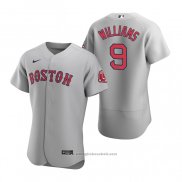 Maglia Baseball Uomo Boston Red Sox Ted Williams Autentico Road Grigio