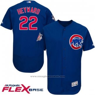 Maglia Baseball Uomo Chicago Cubs 22 Jason Heyward Autentico Collection Flex Base