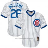 Maglia Baseball Uomo Chicago Cubs 26 Menscubs Billy Williams Bianco Cooperstown Collection Cool Base