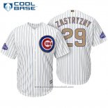 Maglia Baseball Uomo Chicago Cubs 29 Rob Zastryzny Bianco Or Cool Base