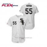 Maglia Baseball Uomo Chicago White Sox Carlos Rodon Flex Base Bianco Nero