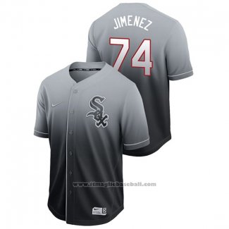 Maglia Baseball Uomo Chicago White Sox Eloy Jimenez Fade Autentico Nero