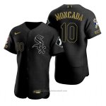 Maglia Baseball Uomo Chicago White Sox Yoan Moncada Nero 2021 Salute To Service Maglia Baseball Uomo Chicago White Sox Yoan Moncada Nero 2021 Salute To Service